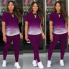 Women's Two Piece Pants 2 piece sets womens outfit two piece set women pant suits wholesale items tracksuit female summer clothes birthday outfits 230417