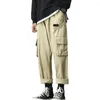 Men's Pants Stylish Men Trousers Loose Skin-touch Thin Lace-up Harem Super Soft For Daily Wear