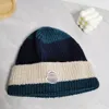 Moncl Wool Hat Beanie Designer moda mężczyźni kobiety jesień i zima nowe dzianin luksusowy kapelusz oficjalny strona internetowa wersja 1: 1 Craft 5 color