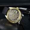 Herrarna Titta på lyxdesigner Watches Reloj Top Quartz Watch Man Shi Roman Hot Wave Leisure Men's