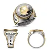 Party Favor Rings för män USA: s president Trump Rings Herrsmycken Tillbehör Tidsminne Souvenir Present ForS Mens and Women Storlek 7-12