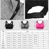 Bras Crop 4xl 5xl Hot Sports Top Top Front Zipper Sport Bra Big Lady Push Up Brassiere BH Sportswear Женщины спят.