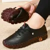 Sandaler sneaker skor plattform loafers snörning läder platt slip på våren avslappnad mamma sko mujer zapatos chaussure femme 230417