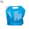 5 / 10L Sac d'eau de camping en plein air Seau d'eau pliable Pique-nique BBQ Bidon d'eau Portable Pliant Conteneur d'eau de voyage Fournitures de camp Camp nbsp; Cuisine