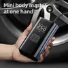 New Car Tire Inflator Portable Air Compressor with Mobile Phone Charging Accurate Pressure LCD Display for Car Motorcycle Bike Ball