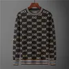 2023-2024 남성 스웨터 패션 남자 캐주얼 둥근 긴 소매 스웨터 남자 여자 편지 인쇄 스웨터 까마귀 코트