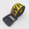 Cintura moda in tessuto con ferro da donna Digner bianco giallo stile industriale 200 cm nylon personalizzato 13 colori bottone in ferro CNZHE1204701