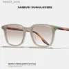 Sunglasses 2022 new sunglasses high quality acetate vintage Gradient eyewear UV400 outdoor driving women prescription SUN GLASSES Q231120