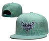 Charlotte''Hornets''Ball Caps Casquette 2023-24 unisex mode katoenen baseball cap snapback hoed mannen vrouwen zonnehoed borduurwerk lente zomer cap groothandel a9