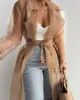 Damen Jacken Frühling Herbst Frauen Strickjacke Langarm Mantel Vintage Print Lace Up Boho Robe Plus Size Damen Casual Tops 2023