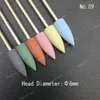 6 -stcs/set rubber silicium nagelboorborte snijder voor manicure bit flexibele polijstmachine elektrische nagel bestand kunstgereedschap nagelgereedschapsnailbooraccessoires bits