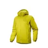 Arc Winterproof Jacket Męska odzież sportowa zagęszcza odzież sportowa Parma Puffer Kurtka Zip Hood Bluza Lekka wodoodporna wodoodporna ubrania na narciarce