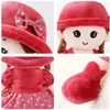 Dolls Baby Girl Stuffed Plush Toy With Removeable Hat Skirt Sweetheart Rag Doll Cozy Cuddle Soft Baby Doll Sleeping Plush Doll For Kid 231118