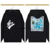 Lanvins Men's Hoodies Sweatshirts 1: 1 Gratis frakt Streetwear Black Felpa Felpe Uomo Ami Hoodie Mens Designer för män Sudadera 9 2YCA 416 360