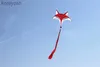 Kite Accessories free shipping fox kite children swallow kites for kids snake air koi fish flying dragon aquilone scruplesL231118