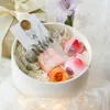 Doftande ljus persikaformade doftljus handgjorda vit rosa persika aromaterapi ljus semester gåva hem dekoration sovrum prydnad z0418
