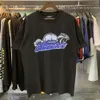 Diseñador Ropa de moda Camiseta de lujo para hombre Camisetas casuales Moda Trapstar Baloncesto London Shooter Imprimir Algodón de alta calidad Doble hilo suelto Camiseta de manga corta