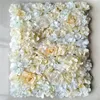 40x60cm Artificial Flowers Wall Panels Silk Rose DIY Party Wedding Decor Photography Backdrops Baby Shower Hair Salon Background Fake Flower Home Decoration