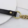 Bag Parts Accessories TINBERON Chains Strap Handbag Handles Shoulder Straps Luxury Design Vintage Gold Bag Chain Strap Replacement Leather Bags Straps 230418