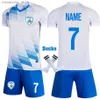 Collectionnable Hommes Femmes Enfants Survetent Football Jerseys Ensembles de football pour enfants Uniformes Chemise Shorts Costume d'entraînement Kit de sport pour jeunes Vêtements Q231118