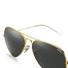 Sunglasses JULI G15 Glass Lens Pilot Sunglasses for Men Women UV400 Protection Gafas De Sol 8801 231118
