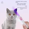 Cat Toys Gout Toy Dog Rod Laser Pointer Pattern Projection Infrared Light Purple Pet Animal USB Rechargeable LED 5 Red