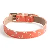 Top Quality Pet Collar Presbyopic Dog Collar Pu Metal Buckle Dogs Collar