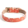 Collier pour animaux de compagnie Simple, collier pour chien presbyte, boucle en métal Pu, collier pour chiens