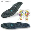 Pièces de chaussures Accessoires Semelles orthopédiques Semelles de thérapie magnétique pour chaussures Soutien de la voûte plantaire Aimant de pied Réflexologie Acupuncture Soulagement de la douleur Semelles de chaussures 231118