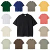 Herrkvinnor T-shirt Sommar 100% bomullstoppar Kvalitet Multi-färg Basic T-shirts Casual O-Neck Solid Color Tees US Size S-3XL N4XS#