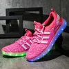 Turnschuhe USB Wiederaufladbare Leuchtende Kinder Jungen Mädchen Kinder Baby Blinkende Schuhe Childle Led Licht Zapatillas 231117