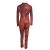 Kvinnors jumpsuits Sexiga kvinnor Catsuit Jumpsuit Bandage Bodysuit PlaySuit Clubwear Long Trousers