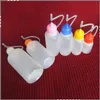 Garrafa de agulha de plástico de alta qualidade para líquido E com ponta colorida 5ml 10ml 15ml 20ml 30ml 50ml garrafa vazia