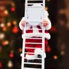 Kerstversiering Kerstman Pop Ornament Elektrisch Klimladder Kerstspeelgoed Met Muziek Decoratie Voor Thuis Kerstboom Hangende Decor Kind Cadeau 231117