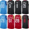 Basketbal afdrukken Dillon Brooks Jersey 9 City Cam Whitmore 7 Tari Eason 17 Amen Thompson 1 JaeSean Tate 8 Reggie Bullock 25 Fred VanVleet 5 Statement Shirt Heren Kinderen