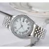 luxury designer mens watch womens watches top Quartz Watch Diamond Case Five Beads Journal Classic Men's Original Stainless Steel