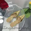 23SS OFFICE slippers Pointed patent leather Flat Kitten heels Mule slides slippers Dress shoes heels sandals women's Luxury designer sandals slippers women