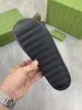 Size 38-43 Men's Designers Slippers Women G1921 Interlocking Slides Flats Platform Sandal Rubber Mules Flip Flops Thick Bottom Double G Beach Shoes Loafer Slider