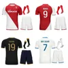 23 24 Maillot as MonAcO Voetbalshirts Kindertenue Voettraining 2023 2024 Voetbalshirt 2023 2024 Thuis Uit derde Survetement de Foot BOADU BEN YEDDER MINAMINO top