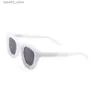 Okulary przeciwsłoneczne 2023 Designer marki okrągłe okulary przeciwsłoneczne mężczyźni Women wydrążone grube okulary przeciwsłoneczne Hip-Hop Style Lunette de Soleil Homme Q231120