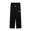 Hy7v 2023 New Men's and Women's Pants High Street Brand Essentialsweatpant Double Thread Season 8 1977 Digital Flocking Printed Pure Cotton Terry Straight Leg Guard