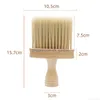 Bath Brushes Sponges Scrubbers Wooden Hair Cleaning Brushes Professional Soft Neck Duster Brush Barber Salon Accessory To Dhgarden Dhjwx