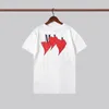 2023 Mens T Shirt Litera klatki piersiowej Haft Haft Krótkie tshirty Unikalny styl luźne mody mody bawełniana tkanina słynna marka T koszule luksusowe koszulki hip hopowe