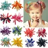 Fashion Curly Grosgrain Ribbon Hair Rope Baby Girls Hair Bands Gifts Wave Point Rainbow Infant Rubber Bands Hair Accessories