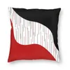 Pillow Fashion Colorful Lines And Waves Square Cover Home Decorative Retro Abstract Geometric For Living Room