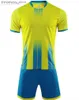 Colecionável masculino crianças adultos camisas de futebol esportes treinamento conjunto gradiente rampa homem feminino terno de futebol uniforme q231118