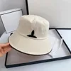 Designer bucket hat woman man wide brim bucket hat cotton men and women four seasons leisure shading outdoor sports fashion match hot style have 8 colors