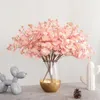 Fleurs décoratives fleur artificielle réaliste à la recherche de couleur vibrante attrayant Faux eucalyptus Table à manger fausse plante décor pour la maison