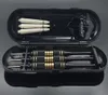 3PCSSET 전문 다트 캐리 상자 24G 25G 블랙 골든 컬러 스틸 팁 놋쇠 다트 SHAFTS3663279와 다트.