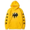 Sweats à capuche pour hommes Jujutsu Kaisen Harajuku Cool hommes femmes mode sweat imprimé drôle 90s sweat à capuche graphique